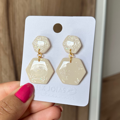 Brinco Jasmine Glitter