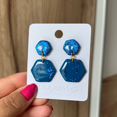 Brinco Jasmine Glitter