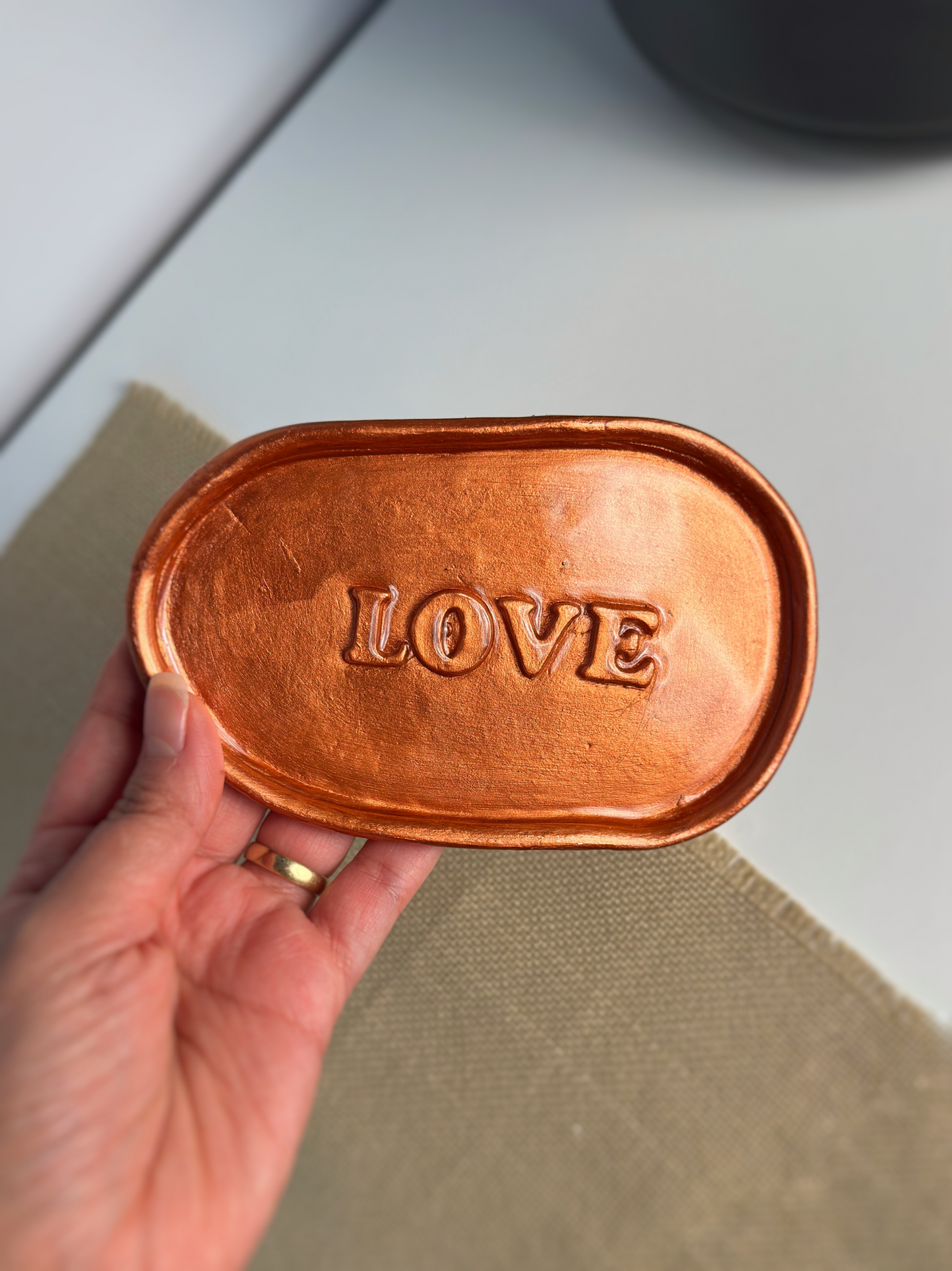 Porta-joias Love