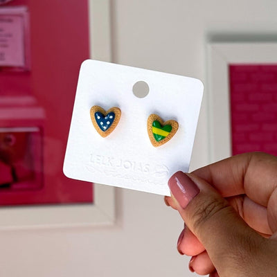 Brinco Verde e Ouro