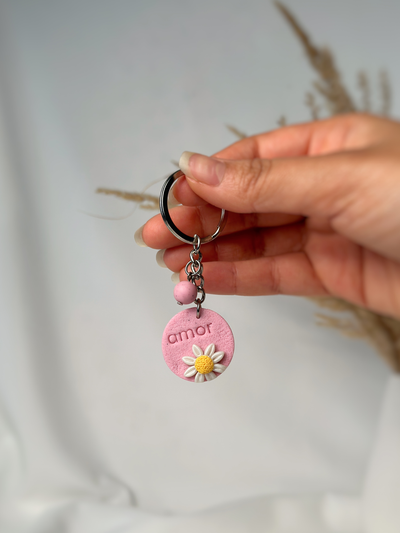 Chaveiro Encanto Rosa