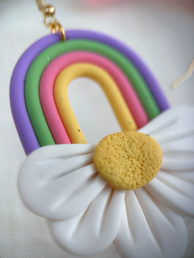 Brinco Arco-íris Flor